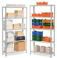 Стеллаж металлический до 100 кг, 5 полок Металл-завод СТФЛ 1035 Стеллаж металлический до 100 кг, 5 полок Металл-завод СТФЛ 1035