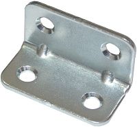 Уголок крепежный 22х22х40 мм усиленный, оцинкованная сталь Уголок крепежный 22х22х40 мм усиленный, оцинкованная сталь