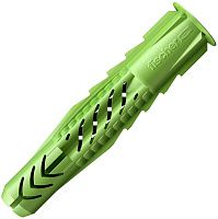 Универсальный дюбель UX 8х50 R с кромкой Fischer 532706, зелёный нейлон, 10 шт в блистере Универсальный дюбель UX 8х50 R с кромкой Fischer 532706, зелёный нейлон, 10 шт в блистере