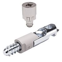 Стяжка винтовая J10 евровинт 11 мм, для плиты 25 мм, TARGETJ10/P25/EURO11 Стяжка винтовая J10 евровинт 11 мм, для плиты 25 мм, TARGETJ10/P25/EURO11