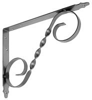 Кронштейн для полок фигурный 300х225 мм Домарт модель 4, без покрытия Кронштейн для полок фигурный 300х225 мм Домарт модель 4, без покрытия