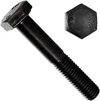 Болт М24х300 DIN 931, высокопрочный 12.9, сталь без покрытия Болт М24х300 DIN 931, высокопрочный 12.9, сталь без покрытия