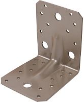 Уголок перфорированный усиленный 105х105х90 мм Gah Alberts Duravis 300562, бежевый, оцинкованная сталь Уголок перфорированный усиленный 105х105х90 мм Gah Alberts Duravis 300562, бежевый, оцинкованная сталь