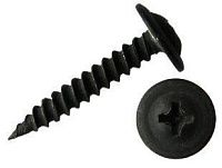 Саморез с прессшайбой фосфатированный, 3,5х55 (острый), 100 шт Саморез с прессшайбой фосфатированный, 3,5х55 (острый), 100 шт