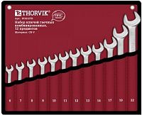 Набор ключей гаечных комбинированных 6-22 мм Thorvik ARC W3S12TB-T, 12 предметов Набор ключей гаечных комбинированных 6-22 мм Thorvik ARC W3S12TB-T, 12 предметов