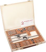 Резьбонарезной набор UNC1/4"-1/2" 115CrV3 Bucovice 315100, крупная дюймовая резьба, 25 предметов Резьбонарезной набор UNC1/4"-1/2" 115CrV3 Bucovice 315100, крупная дюймовая резьба, 25 предметов