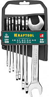 Набор рожковых гаечных ключей 8-24 мм, KRAFTOOL Professional 27033-H8C_z01, 8 штук Набор рожковых гаечных ключей 8-24 мм, KRAFTOOL Professional 27033-H8C_z01, 8 штук