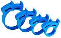 Хомут силовой пластиковый для соединения элементов круглой формы «Клип-Трек» Clip-Track, синий Хомут силовой пластиковый для соединения элементов круглой формы «Клип-Трек» Clip-Track, синий