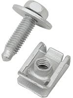 Скоба металлическая и болт М8, H2098 Скоба металлическая и болт М8, H2098