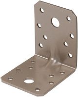 Уголок перфорированный усиленный 70х70х55 мм Gah Alberts Duravis 300548, бежевый, оцинкованная сталь Уголок перфорированный усиленный 70х70х55 мм Gah Alberts Duravis 300548, бежевый, оцинкованная сталь