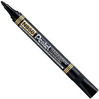 Перманентный маркер 2 мм Pentel N850-A, черный  Перманентный маркер 2 мм Pentel N850-A, черный