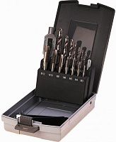 Набор резьбонарезной М3-М12 HSS, DIN 352 Ruko 245004RO, 15 предметов, метрическая резьба Набор резьбонарезной М3-М12 HSS, DIN 352 Ruko 245004RO, 15 предметов, метрическая резьба