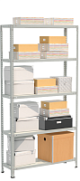 Стеллаж металлический до 100 кг, 5 полок Металл-завод СТФЛ 1035-2,2 2200х1000х300 мм Стеллаж металлический до 100 кг, 5 полок Металл-завод СТФЛ 1035-2,2 2200х1000х300 мм