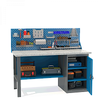 Верстак с тумбой 850/1200/685 мм, Металл-завод ВТ-1.6 Верстак с тумбой 850/1200/685 мм, Металл-завод ВТ-1.6