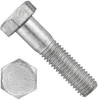 Болт шестигранный М20х75 мм DIN 931, класс прочности 10.9, горячий цинк Болт шестигранный М20х75 мм DIN 931, класс прочности 10.9, горячий цинк