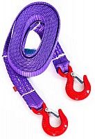 Буксировочный ремень Tplus на 4 т, 4 метра (крюк-крюк) Буксировочный ремень Tplus на 4 т, 4 метра (крюк-крюк)