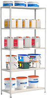 Стеллаж металлический до 100 кг, 5 полок Металл-завод СТФ 1255-2,5 2500х1200х500 мм Стеллаж металлический до 100 кг, 5 полок Металл-завод СТФ 1255-2,5 2500х1200х500 мм