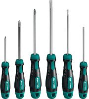 Набор отвёрток Kraftool X-Drive-6 250081-H6_z01, Cr-Mo, 6 предметов Набор отвёрток Kraftool X-Drive-6 250081-H6_z01, Cr-Mo, 6 предметов