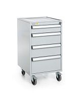 Тумба универсальная с выдвижными ящиками, ширина 450 мм, Treston серия 45, стальной корпус Тумба универсальная с выдвижными ящиками, ширина 450 мм, Treston серия 45, стальной корпус