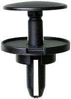 Клипса автомобильная нажимная с фиксатором 2753 Клипса автомобильная нажимная с фиксатором 2753