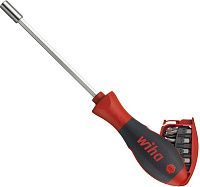 Отвертка с битами Standard SL, PH, PZ, TORX - 8 шт Wiha 32901, сталь Cr-V Отвертка с битами Standard SL, PH, PZ, TORX - 8 шт Wiha 32901, сталь Cr-V