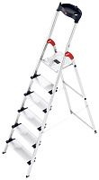 Стремянка 6 ступеней Hailo L60 EasyClix 8160-607, алюминий Стремянка 6 ступеней Hailo L60 EasyClix 8160-607, алюминий