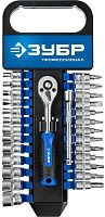 Набор торцовых головок и бит ЗУБР Профессионал ТМ-28 27645-H28_z01, 28 шт Набор торцовых головок и бит ЗУБР Профессионал ТМ-28 27645-H28_z01, 28 шт