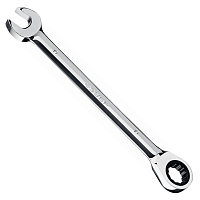 Комбинированный гаечный ключ трещоточный 19 мм, ЗУБР 27074-19_z01 Комбинированный гаечный ключ трещоточный 19 мм, ЗУБР 27074-19_z01