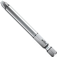 Бита крестовая PZ2 длина 70 мм, E1/4" Wiha Professional 01811, сталь Cr-V Бита крестовая PZ2 длина 70 мм, E1/4" Wiha Professional 01811, сталь Cr-V