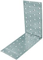 Уголок крепежный равносторонний 150х80х1,8 мм KUR, оцинкованная сталь Уголок крепежный равносторонний 150х80х1,8 мм KUR, оцинкованная сталь