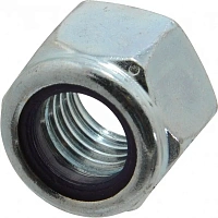 Гайка самоконтрящаяся М4 DIN 6924, класс прочности 8, оцинкованная сталь Гайка самоконтрящаяся М4 DIN 6924, класс прочности 8, оцинкованная сталь