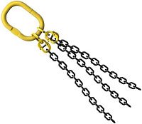 Цепной строп 3СЦ грузоподъемностью 3,15 т, длина 1,5 м, без крюков Цепной строп 3СЦ грузоподъемностью 3,15 т, длина 1,5 м, без крюков