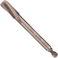 Метчик машинный винтовой М12х1,75 мм DIN 376 HSSE Volkel 37676, метрическая резьба, шестигранный хвостовик Метчик машинный винтовой М12х1,75 мм DIN 376 HSSE Volkel 37676, метрическая резьба, шестигранный хвостовик