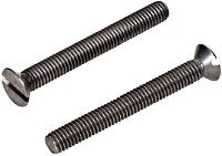 Винт потай с прямым шлицем М3х14 DIN 963 (ISO 2009), сталь без покрытия Винт потай с прямым шлицем М3х14 DIN 963 (ISO 2009), сталь без покрытия