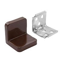 ANGLE Уголок мебельный с пластиковой накладкой 26х26х28 мм светло-коричневый, PLS26X26X28LB ANGLE Уголок мебельный с пластиковой накладкой 26х26х28 мм светло-коричневый, PLS26X26X28LB