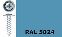 Саморез-клоп острый 4,2х19 окрашенный, RAL 5024 (пастельно-синий) Саморез-клоп острый 4,2х19 окрашенный, RAL 5024 (пастельно-синий)