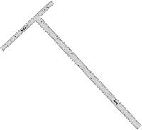 Т-образный угольник 1200 мм для листовых материалов ЗУБР 34387, алюминий Т-образный угольник 1200 мм для листовых материалов ЗУБР 34387, алюминий