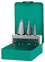 Набор конусных сверл по металлу 3-14, 5-20, 16-30,5 мм, 3 шт HSS-G, Heller 22604 Набор конусных сверл по металлу 3-14, 5-20, 16-30,5 мм, 3 шт HSS-G, Heller 22604