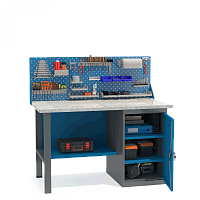 Верстак с тумбой 850/1600/685 мм, Металл-завод ВТ-1.4 Верстак с тумбой 850/1600/685 мм, Металл-завод ВТ-1.4