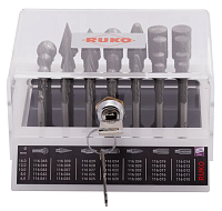 Набор борфрез твердосплавных HM Ruko 116008, 35 шт Набор борфрез твердосплавных HM Ruko 116008, 35 шт