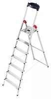 Стремянка 7 ступеней Hailo L60 EasyClix 8160-707, алюминий Стремянка 7 ступеней Hailo L60 EasyClix 8160-707, алюминий