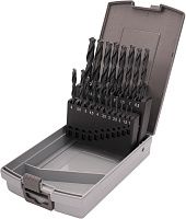 Набор сверл по металлу 1-10 мм, 19 шт HSS-R, DIN 338 Ruko 205212RO Набор сверл по металлу 1-10 мм, 19 шт HSS-R, DIN 338 Ruko 205212RO