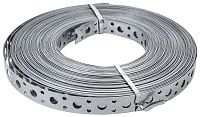 Лента перфорированная прямая ОЛП 15х0,5 мм (10 м), оцинкованная сталь Лента перфорированная прямая ОЛП 15х0,5 мм (10 м), оцинкованная сталь
