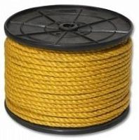 Канат джутовый тросовой свивки, желтый (на катушке 200 мм) Канат джутовый тросовой свивки, желтый (на катушке 200 мм)
