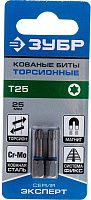 Набор торсионных бит TX25 25 мм Эксперт ЗУБР 26015-25-25-2, 2 шт Набор торсионных бит TX25 25 мм Эксперт ЗУБР 26015-25-25-2, 2 шт