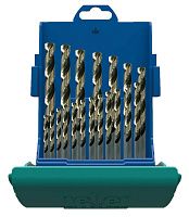 Набор сверл по металлу 1-10 мм, 19 шт HSS-Co DIN 338 RN, Heller 21962, кобальтовые Набор сверл по металлу 1-10 мм, 19 шт HSS-Co DIN 338 RN, Heller 21962, кобальтовые