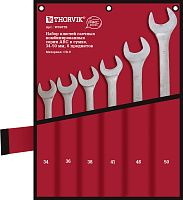 Набор ключей гаечных комбинированных 34-50 мм Thorvik ARC W3S6TB, 6 предметов Набор ключей гаечных комбинированных 34-50 мм Thorvik ARC W3S6TB, 6 предметов