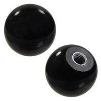 Ручка шаровая DIN 319 форма E, черный пластик Ручка шаровая DIN 319 форма E, черный пластик