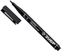 Маркер перманентный водостойкий 1 мм черный ЗУБР МП-100, 06320-2 Маркер перманентный водостойкий 1 мм черный ЗУБР МП-100, 06320-2