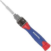 Отвертка с битами Workpro Double Drive WP221051, 12 предметов Отвертка с битами Workpro Double Drive WP221051, 12 предметов